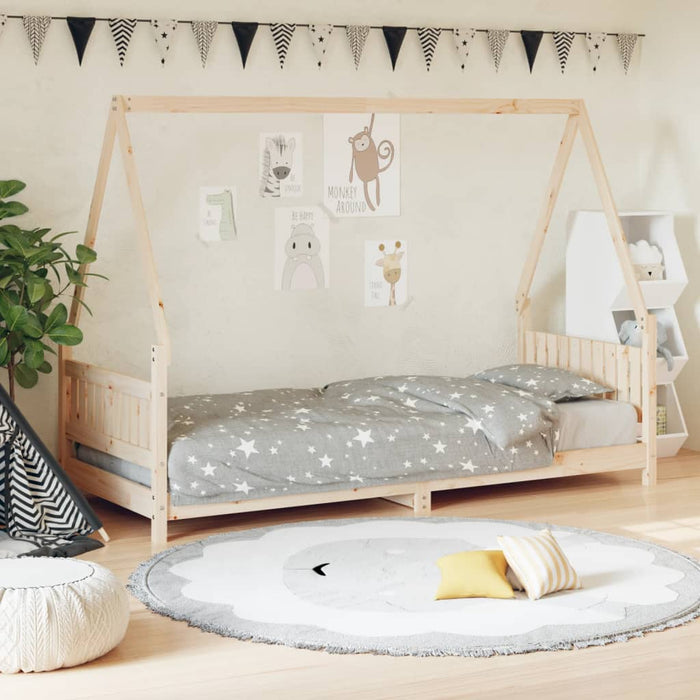 Kinderbedframe Massief Grenenhout