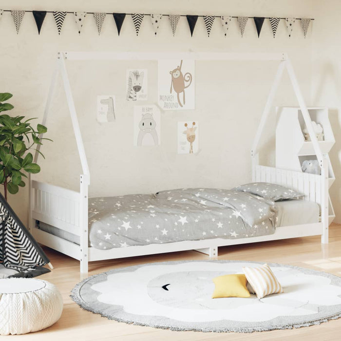 Kinderbedframe Massief Grenenhout