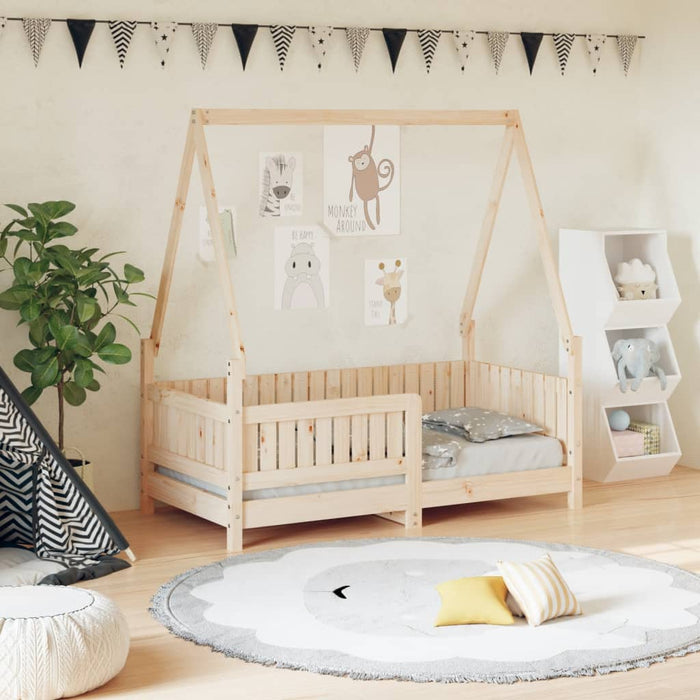 Kinderbedframe Massief Grenenhout