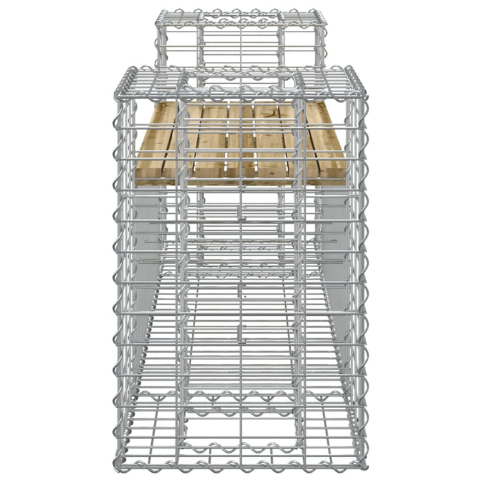 Tuinbank Schanskorfontwerp 83X4X60,5 Cm Geïmpregneerd Hout