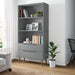 Boekenkast Molde 85X35X170,5 Cm Massief Grenenhout