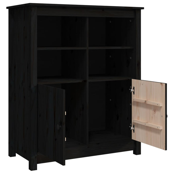 Dressoir 83X41,5X100 Cm Massief Grenenhout