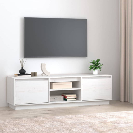 Tv-Meubel 140X35X40 Cm Massief Grenenhout