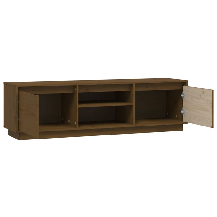 Tv-Meubel 140X35X40 Cm Massief Grenenhout