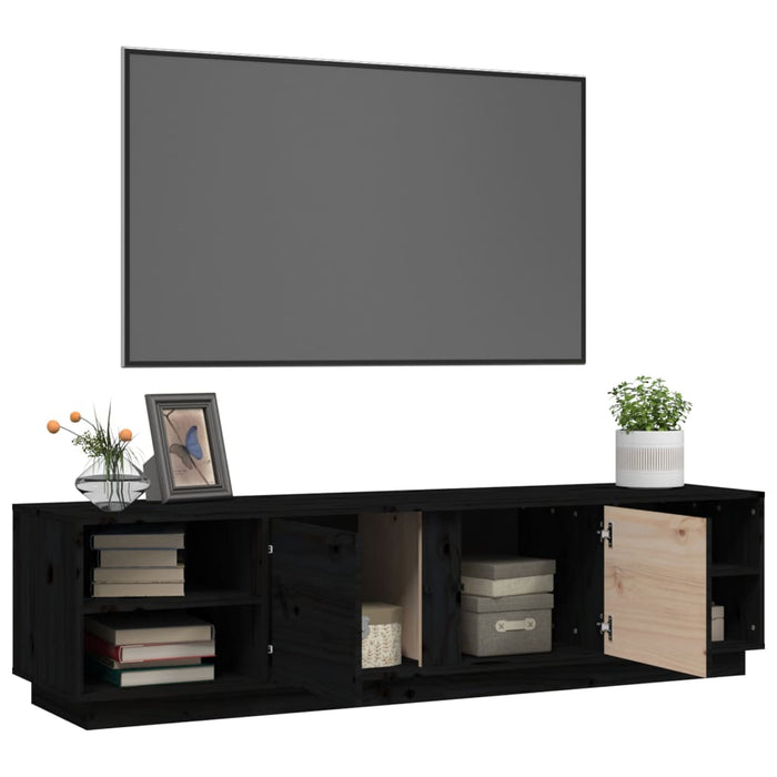 Tv-Meubel 156X40X40 Cm Massief Grenenhout