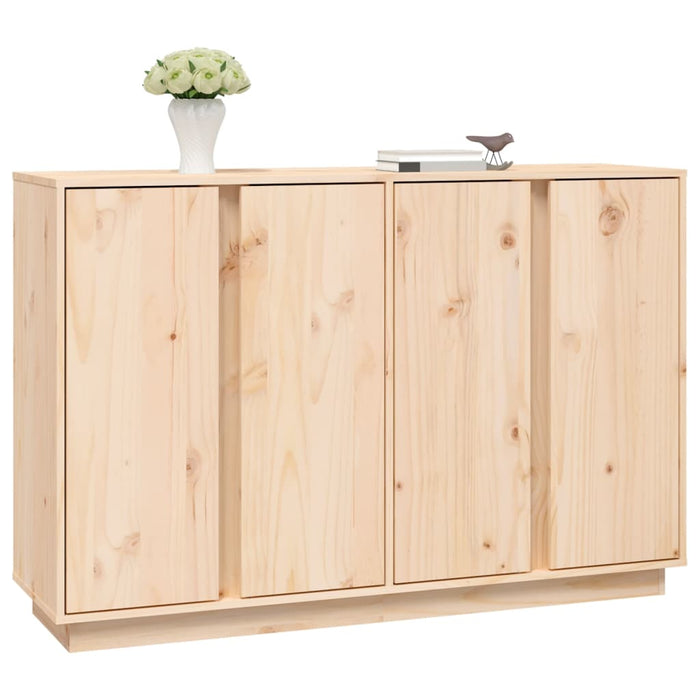 Dressoir 120X35X80 Cm Massief Grenenhout