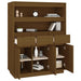 Hoge Kast 89X40X116,5 Cm Massief Grenenhout