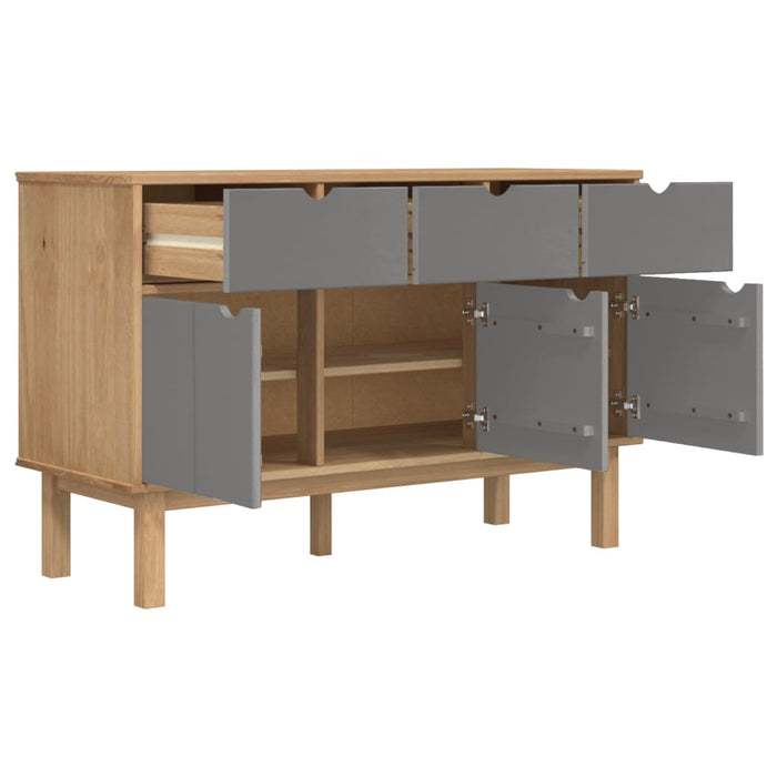 Dressoir Otta 114X43X73,5 Cm Massief Grenenhout