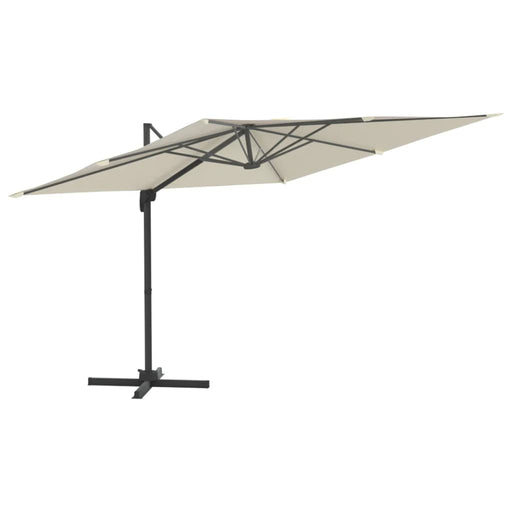 Zweefparasol Met Aluminium Paal 400X300 Cm Zandwit