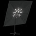 Zweefparasol Met Led-Verlichting 400X300 Cm Antracietkleurig