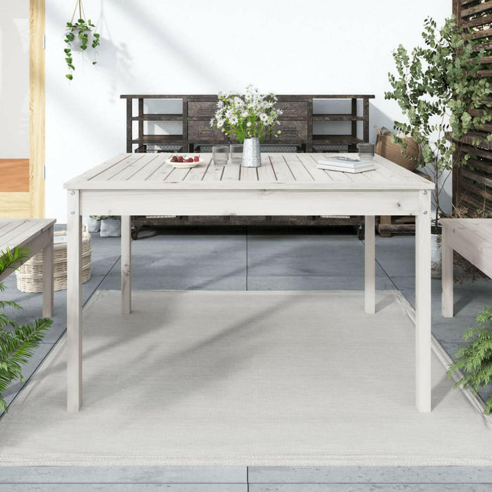 Tuintafel 203,5X100X76 Cm Massief Grenenhout Zwart