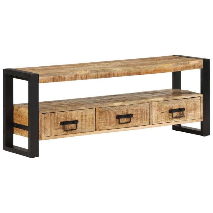 Tv-Meubel 120X30X45 Cm Massief Acaciahout