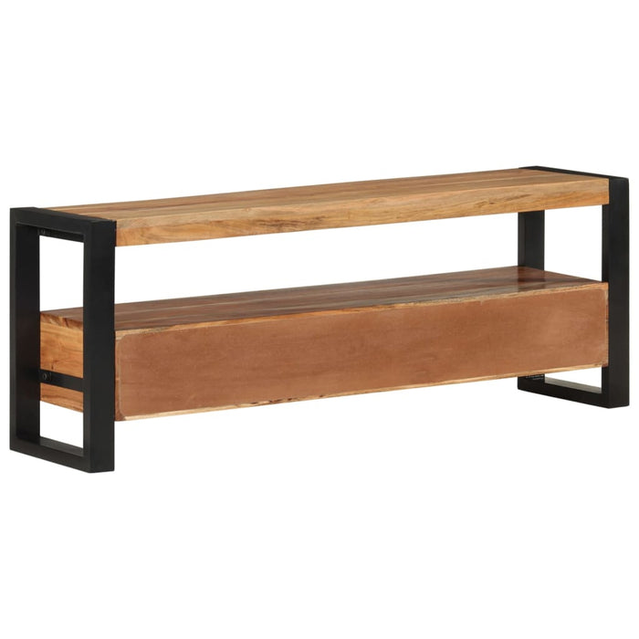 Tv-Meubel 120X30X45 Cm Massief Acaciahout