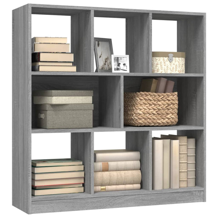 Boekenkast 97,5X29,5X100 Cm Bewerkt Hout Eiken