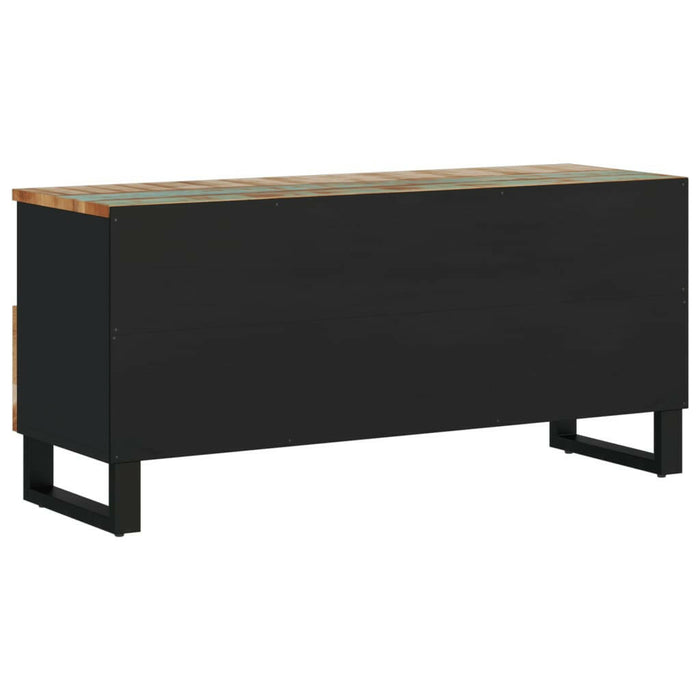 Tv-Meubel 100X33X46 Cm Massief Hout Gerecycled En Bewerkt Hout