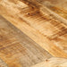 Eettafel Ø150X76 Cm Massief Ruw Mangohout