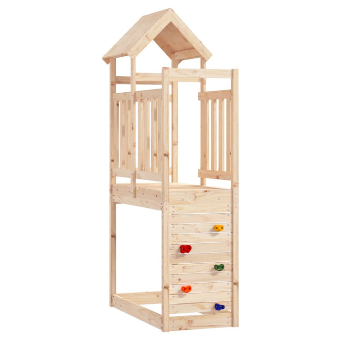 Speeltoren Met Klimwand 53X110X214 Cm Geïmpregneerd Grenenhout