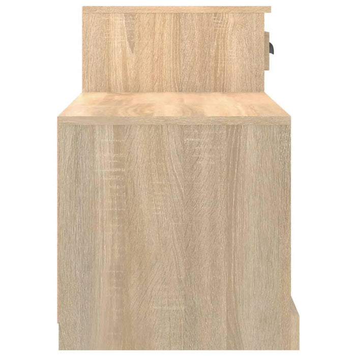 Schoenenkast 100X42X60 Cm Bewerkt Hout Sonoma Eikenkleurig