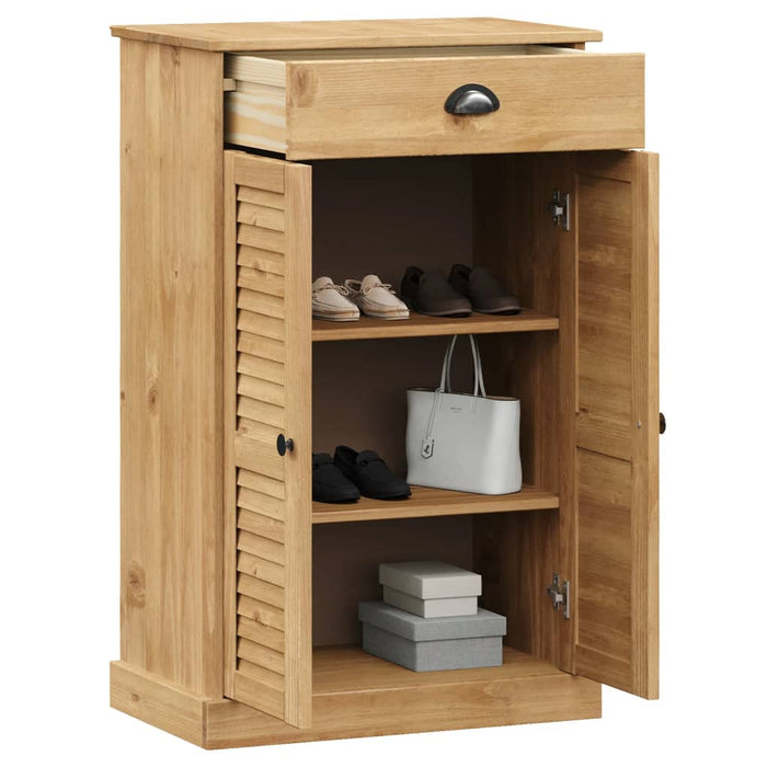 Schoenenkast Vigo 60X35X96 Cm Massief Grenenhout