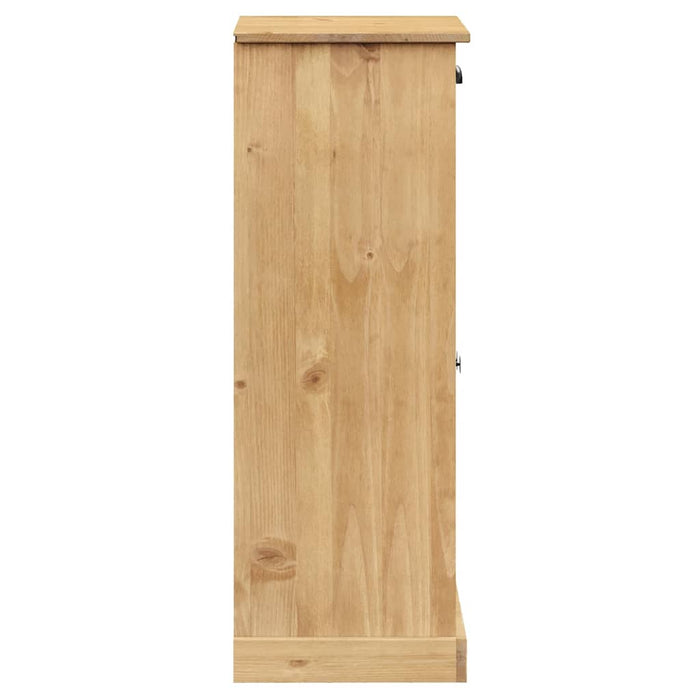 Schoenenkast Vigo 60X35X96 Cm Massief Grenenhout