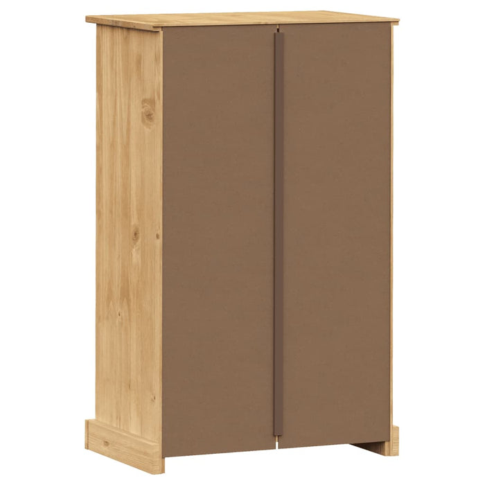 Schoenenkast Vigo 60X35X96 Cm Massief Grenenhout