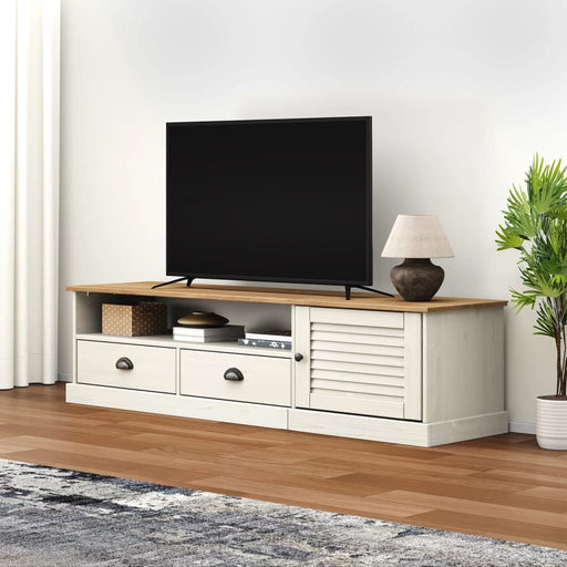 Tv-Meubel Vigo 156X40X40 Cm Massief Grenenhout