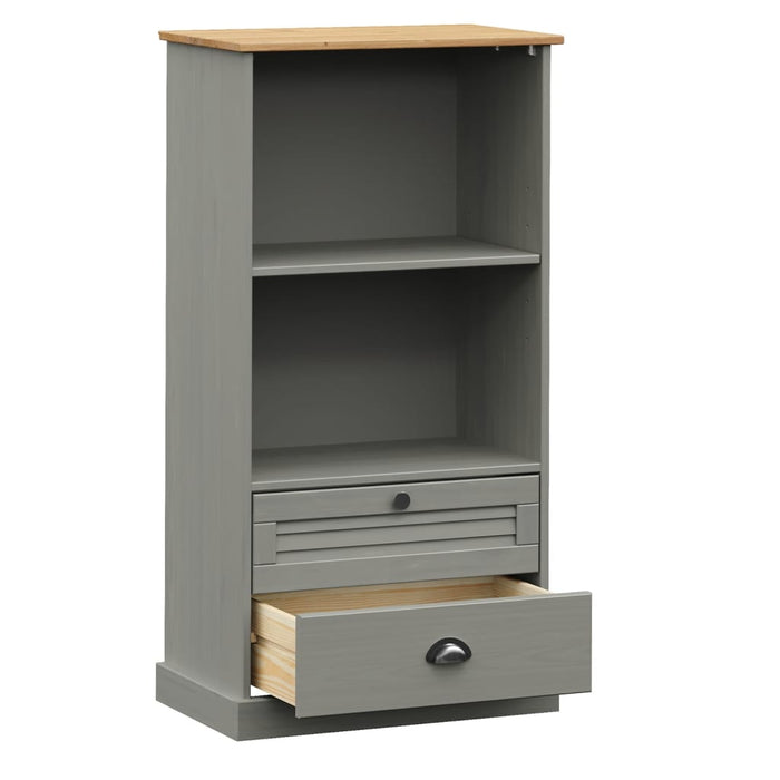 Boekenkast Vigo 60X35X114,5 Cm Massief Grenenhout