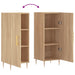 Dressoir 34,5X34X90 Cm Bewerkt Hout