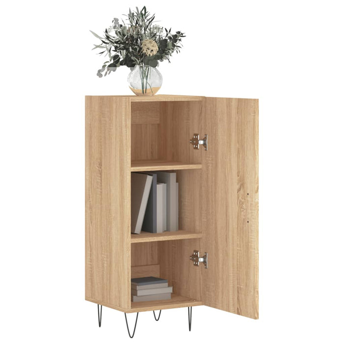 Dressoir 34,5X34X90 Cm Bewerkt Hout