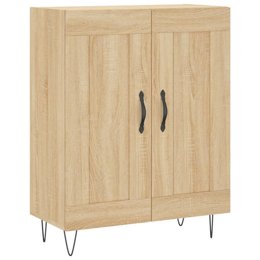 Dressoir 69,5X34X90 Cm Bewerkt Hout Kleurig