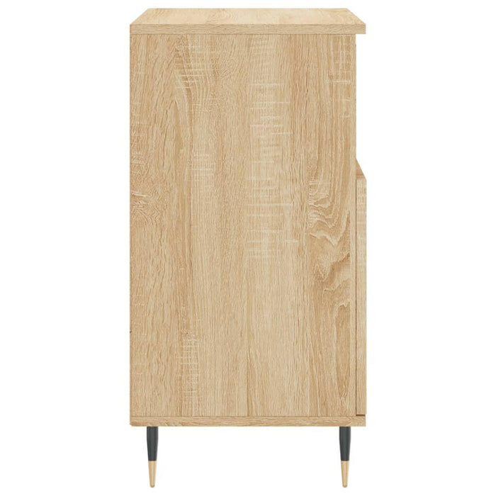 Dressoir 60X35X70 Cm Bewerkt Hout Sonoma Eikenkleurig