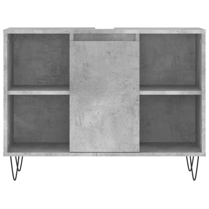 Badkamerkast 80X33X60 Cm Bewerkt Hout