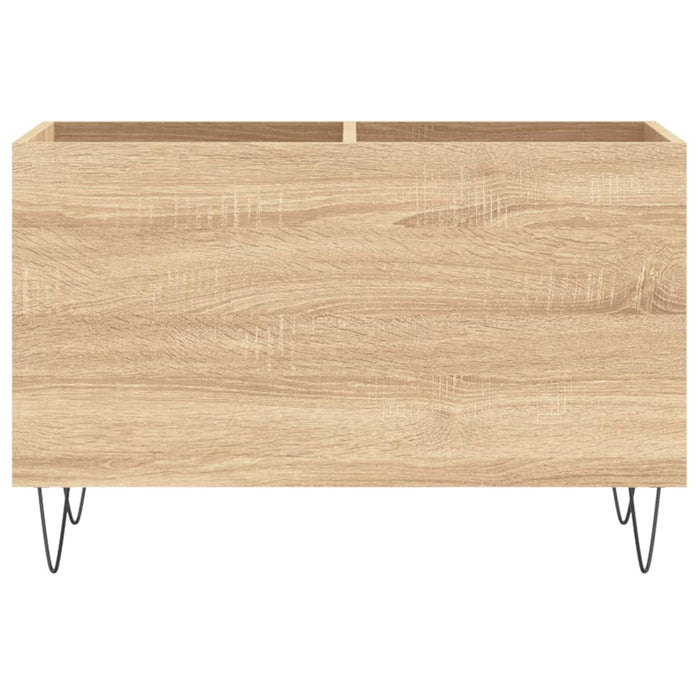 Platenkast 74,5X38X48 Cm Bewerkt Hout Kleurig