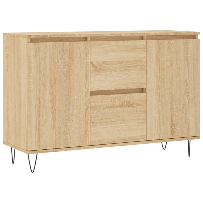 Dressoir 104X35X70 Cm Bewerkt Hout Kleurig