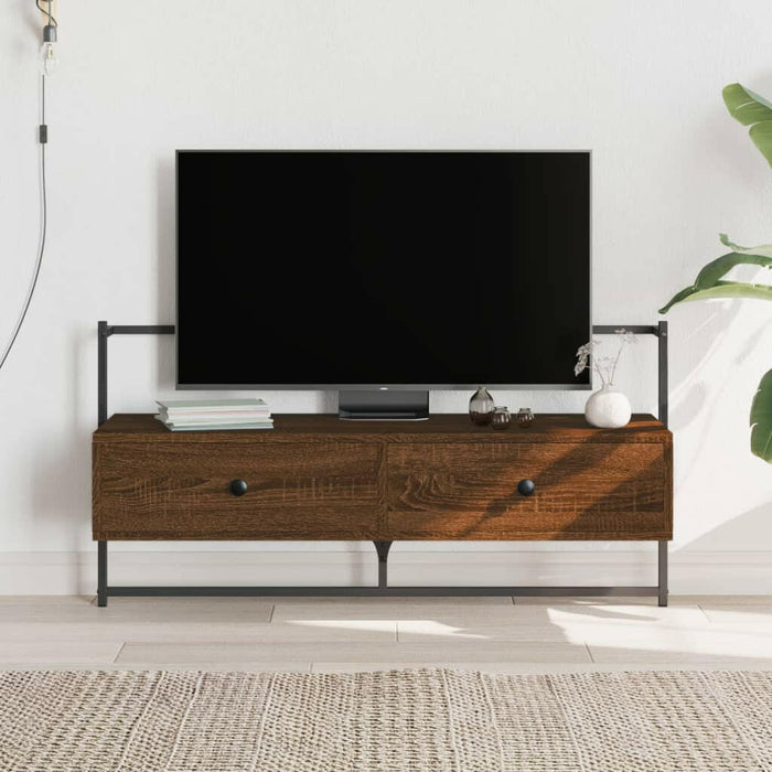 Tv-Meubel Wandgemonteerd 60,5X30X51 Cm Hout Sonoma Eikenkleurig