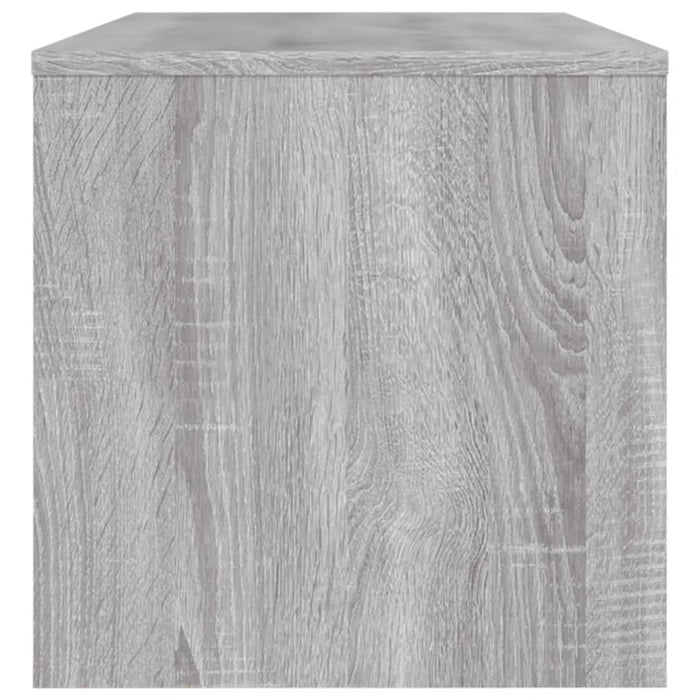 Tv-Meubel 120X34X37 Cm Bewerkt Hout Grijs Sonoma Eikenkleurig