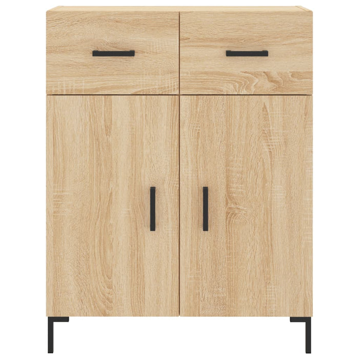 Dressoir 69,5X34X90 Cm Bewerkt Hout Kleurig