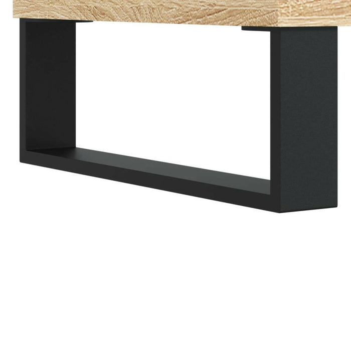 Tv-Meubel 102X36X50 Cm Bewerkt Hout Sonoma Eikenkleurig