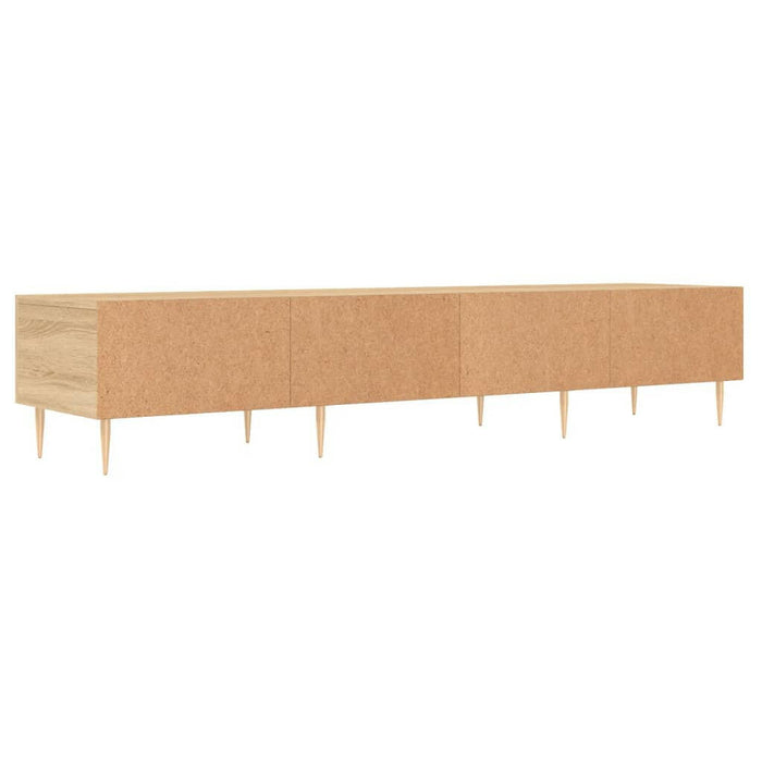 Tv-Meubel 150X36X30 Cm Bewerkt Hout Sonoma Eikenkleurig