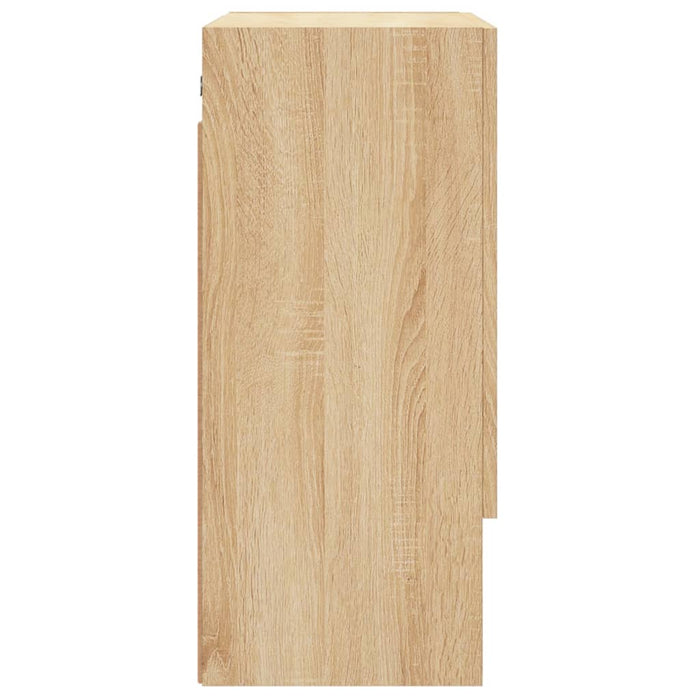 Wandkast 60X31X70 Cm Bewerkt Hout Kleurig