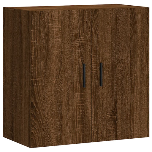 Wandkast 60X31X60 Cm Bewerkt Hout Bruin Eikenkleur