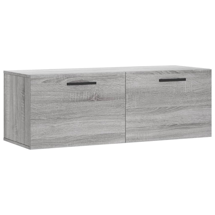 Wandkast 00X36,5X35 Cm Bewerkt Hout Eikenkleurig Grijs Sonoma