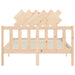 Bedframe Met Hoofdbord Massief Hout