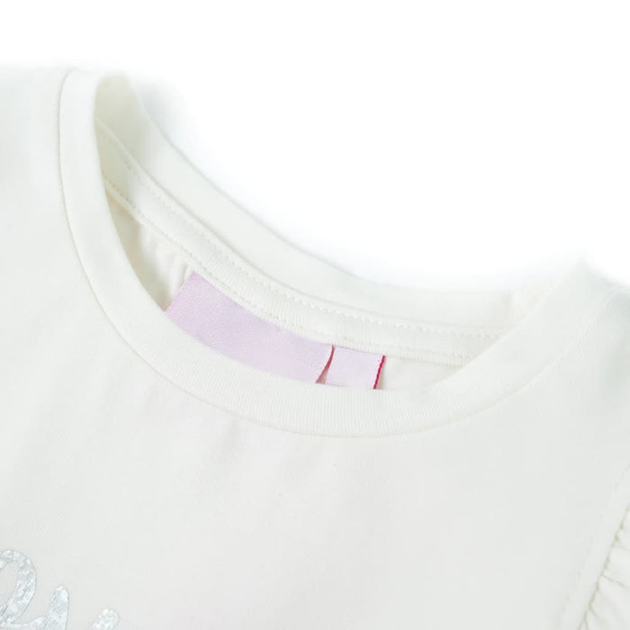 Kindershirt Met Mouwen Met Ruches 104