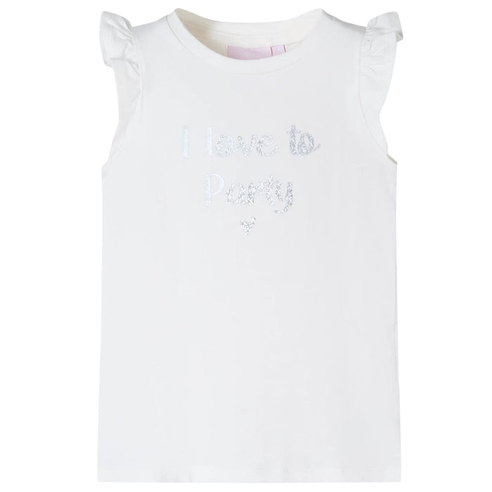 Kindershirt Met Mouwen Met Ruches 104