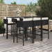 Tuinbarset Met Kussens Poly Rattan