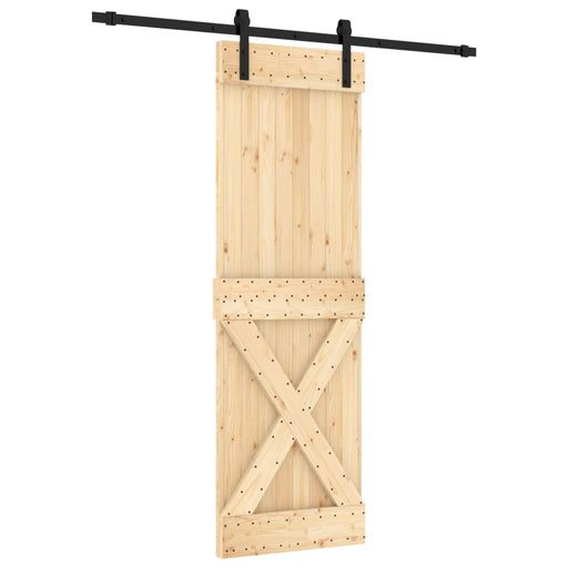 Schuifdeur Met Beslag 70X210 Cm Massief Grenenhout