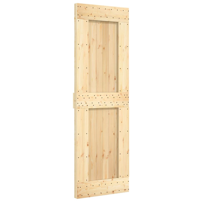 Schuifdeur Met Beslag 70X210 Cm Massief Grenenhout