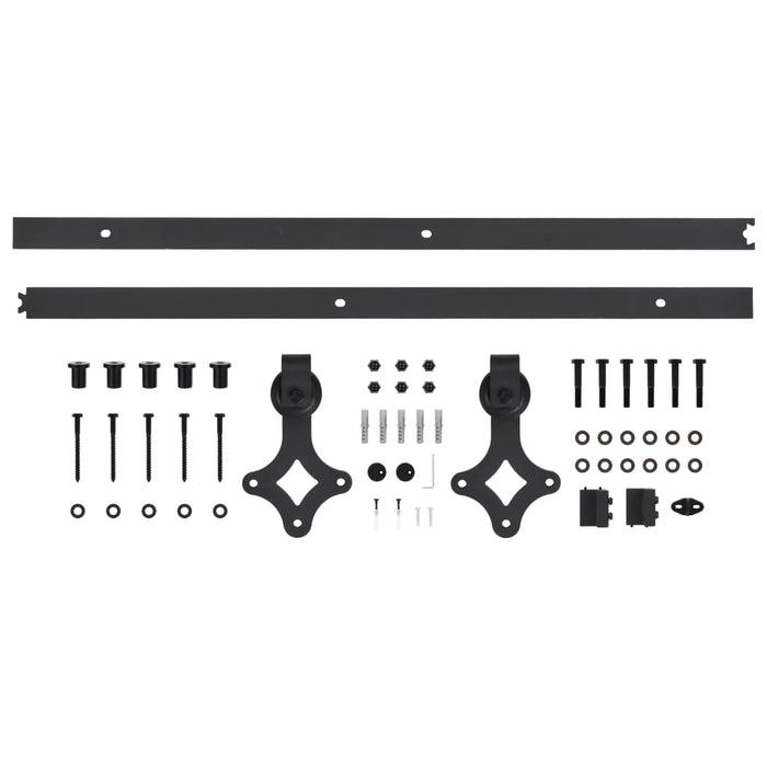 Schuifdeur Met Beslag 90X210 Cm Massief Grenenhout