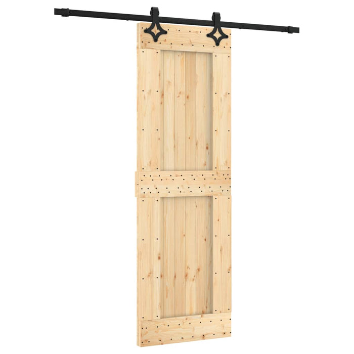 Schuifdeur Met Beslag 70X210 Cm Massief Grenenhout